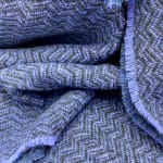 Richard Womersley, Grey Basket Weave Plaid Blanket, 2015