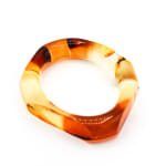 Marlene McKibbin, Edge Dyed Cuff Bangle (Tangerine), 2021