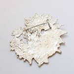 Kelvin J Birk, Distressed Disc Brooch, 2025