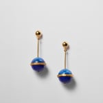 Mara Irsara, Black Cactus Triple Drop Earrings, 2022