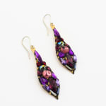 Annie Sherburne, Drop Earrings - Red/Blue, 2024