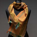 Caroline Richards, Cinnamon Stripe Scarf, 2024