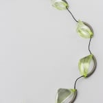 Marlene McKibbin, Circle Top Earrings - Lime, 2023