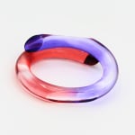 Marlene McKibbin, Circle Top Earrings - Lime, 2023
