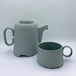 Eva Radulova, Porcelain Teacup (Dove), 2024