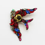 Annie Sherburne, Drop Earrings - Red/Blue, 2024