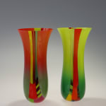 Ruth Shelley, Dancing Lady Vessel - Yellow With Blue Base, 2019