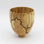 Bert Marsh, Spalted Horse Chestnut Vase, 2000