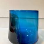 Stewart Hearn, Miniature Soft Pot - Aquamarine with Grey, 2023