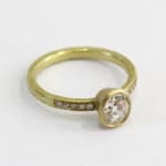 Malcolm Betts, Rose Gold Diamond Ring, 2019