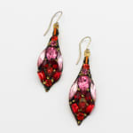 Annie Sherburne, Drop Earrings - Red/Blue, 2024