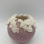 Delfina Emmanuel, Small Medium Pink Floral Moon Jar , 2024