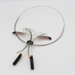 Marlene McKibbin, Edge Dyed Cuff Bangle (Tangerine), 2021