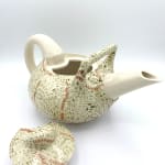 Colin Saunders, White Hall Teapot - Lines, 2014