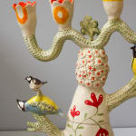 Laurance Simon, Nestling Candelabra, 2025
