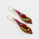 Annie Sherburne, Drop Earrings - Red/Blue, 2024