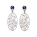 Diana Greenwood, Forget Me Not Earrings, 2020