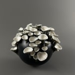 Delfina Emmanuel, Black Mushroom Moon Jar, 2024
