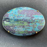 Jane Adam, Ochre Medium Pod Pendant, 2024