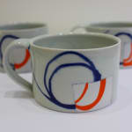 Adam Frew, Coffee Cup with Red Trim, 2023