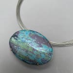 Jane Adam, Ochre Medium Pod Pendant, 2024