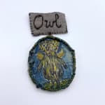 Julie Arkell, Wood & Smoke Brooch, 2025