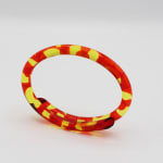 Marlene McKibbin, Edge Dyed Cuff Bangle (Tangerine), 2021