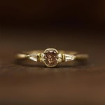 Flora Bhattachary, Sona Cushion Trilogy Diamond Ring, 2025