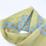 Alison White, Sophie Wool Fino Scarf - Petrol, Yellow, Blush, 2022