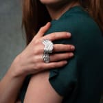 Kate Bajic, Caperata Ring, 2024