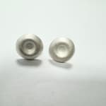 Michael Carberry, Fine Silver Donut Earrings, 2024