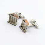 Vicki Ambery-Smith, Grey Dome - Cufflinks , 2018