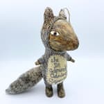 Julie Arkell, Wood & Smoke Brooch, 2025