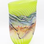 Thomas Petit, Stormy Skies - Large Flattened Flask, 2024