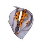 Alison White, Sophie Wool Fino Scarf - Petrol, Yellow, Blush, 2022