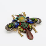 Annie Sherburne, Drop Earrings - Red/Blue, 2024