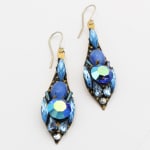 Annie Sherburne, Large Dangle Earrings - Sky Blue, 2025