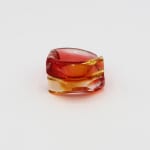 Marlene McKibbin, Faceted Acrylic Ring - Cerise & Orange, 2025