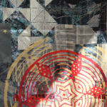 Neil Bottle, Wanderlust: Golden Triangle (Ruby Red), 2023
