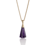 Flora Bhattachary, One of A Kind : Jyamiti Carved Amethyst Pendant , 2022