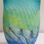 Thomas Petit, Stormy Skies - Large Flattened Flask, 2024