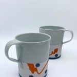 Adam Frew, Cup - Orange And Teal, 2024