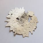 Kelvin J Birk, Distressed Disc Brooch, 2025
