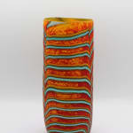 Peter Layton, Medium Reversed Kline Etched Circular Vase, 2022