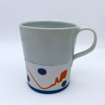 Adam Frew, Cup - Orange And Teal, 2024
