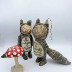 Julie Arkell, Wood & Smoke Brooch, 2025