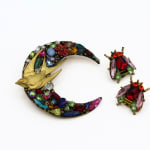 Annie Sherburne, Drop Earrings - Red/Blue, 2024