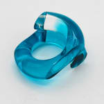 Marlene McKibbin, Edge Dyed Cuff Bangle (Tangerine), 2021
