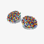 Claire Underwood, Green Grid Earrings, 2022