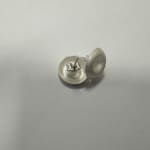 Michael Carberry, Fine Silver Donut Earrings, 2024